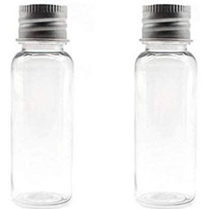 12Pcs 0.5oz 15Ml Lege Clear Plastic Kleine Buis Fles Containers Met Aluminium Schroef Cap Voor Essentiële Oliën Poeders Crèmes Make-up Vochtigheid Lotion Reizen ​