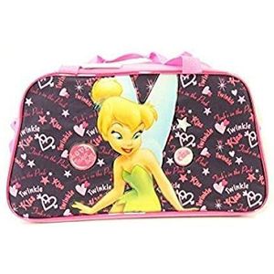 Disney Tinkerbell Girls Large duffle Bag/Gym Bag/Travel Bag - Pink