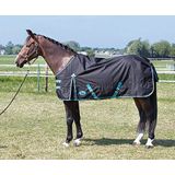 Harry's Horse Outdoor deken Thor 0gr met fleece lining 185 Zwart
