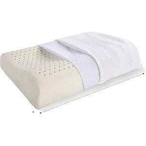 LPHFDCS Latex Kussen Natuurlijke Latex Kussen Volwassen Kussen Core Massage Core Latex Kussen Memory Foam (Wave Style 40x60cm)