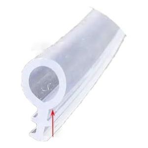 1/3/5M T-vormige siliconenrubberen afdichtstrip, universele voorruitafdichting, spleetvuller, keukenolie-gas spleetafdekking, T-16 6x12mm, 3 M