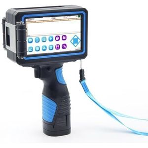 Intelligente Draagbare Handheld Inkjetprinter 12,7 Mm Afdrukken Sneldrogende Inkt Batchnummer Eieren Vervaldatum Codeermachines