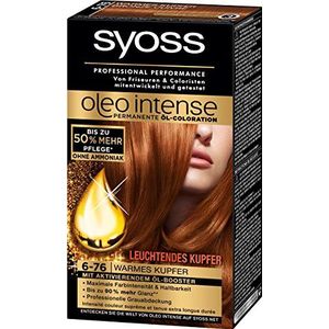 Syoss Oleo Intense 6-76 Warm Koper, 3-pack (3 x 115 ml)