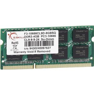 G.Skill SQ Series werkgeheugen 4GB (1333MHz, 204-polig, 2x 2GB) DDR3-RAM kit
