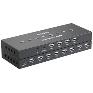 USB2.0 Handmatig Delen Schakelen Printer Delen Apparaat USB Hubs 8 in 4 Out Data Transfer Hubs Converters