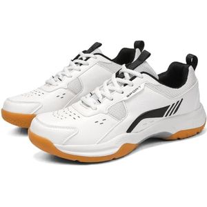 Hiuzylqx Pickleballschoenen Heren Tennis Racquetballschoenen voor alle banen Squash Badminton Indoor/Outdoor,B,36 EU