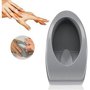 Nail Dip Container, Nail Art French Dip Container Smile Line Maker French Nail Art Guide Manicure Tools (grijs)