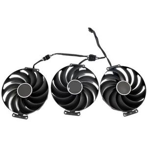 7PIN FD10015M12D RTX4070 TI GPU-ventilator voor ASUS voor GeForce RTX 4070 4070Ti ROG STRIX OC grafische kaartkoeling(3-Fan)