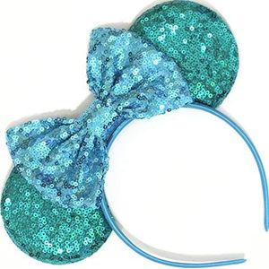 CLGIFT Teal Minnie Mouse Eas, Teal oren, Teal Minnie oren, Teal Mickey oren, Oren (Oceaanblauw)