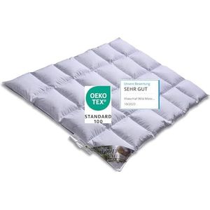 Vitaschlaf® Wild Moscovy W4 - Medium - dekbed voor het hele jaar 90% premium dekbed - Made in Germany Since 1947 - (200 x 200 cm)