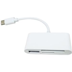 3 Slot Geheugenkaartlezer USB C Voor Tf Adapter Met Poort Voor Camera Telefoon Laptop Accessoires C Geheugenkaartlezer