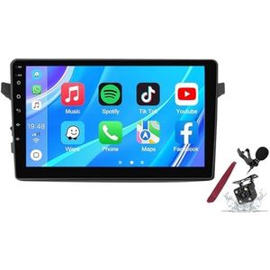 Android 14 Autoradio Sat Navi voor S-uzuki Celerio 2014 Cultus 2017 9 Inch Touchscreen Multimedia Speler met Draadloze Carplay GPS Navigatie FM RDS Bluetooth 5G-WiFi SWC DSP,M100s