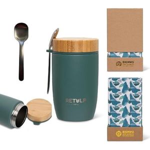 Retulp Big Mug Premium - Thermos - Lunchbox - 500 ml - Green - RVS