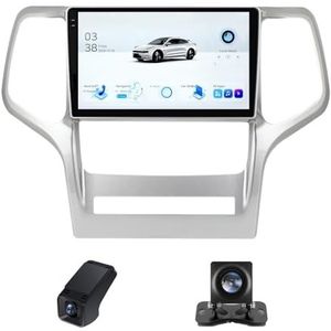 Draadloze Carplay Android 14 Autoradio 2Din 9 inch autoradio geldt voor Jeep Grand Cherokee WK2 2010-2013 met Android Auto GPS-navigatie 9 inch met Bluetooth/Achteruitrijcamera(C30Plus)