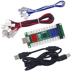 SJ@JX Development Keyboard Encoder Board Game Controller DIY LED Keyboard Development Board Media Music USB Encoder 104/88 Keys Arcade DIY Kit