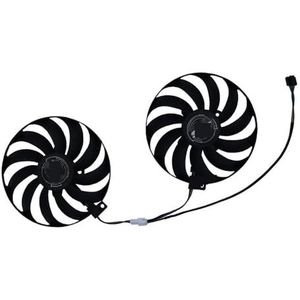 2 stuks FDC10U12S9-C, grafische koelventilator, voor ASUS voor Dual Radeon RX 5700 XT 5700XT EVO OC 8GB GDDR6, videokaartkoeling