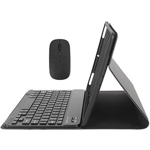 Beschermhoes voor Draadloos Toetsenbord, Automatisch Wakker Worden Passend Magnetisch Toetsenbord met Potloodhouder voor Pro 10,5 Inch Tablet (Zwart)