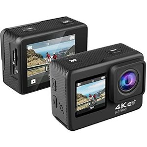 Actiecamera, 4K Waterdichte Outdoor Sports Camera Anti-Shake WIFI Sport DV Helmcamera sportcamera(AT-S60TR)