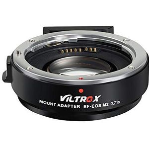 VILTROX EF-EOS M2 Autofocus Lens Adapter 0.71x Reducer Speed Booster voor Canon EF Mount Lens naar Canon EF-M Mount Spiegelloze Camera EOS-M M2 M3 M5 M6 M10 M50 M100