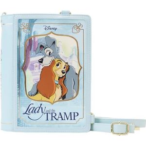 Loungefly Disney Lady and the Tramp Classic Book Convertible Cross Body Bag