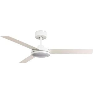 Faro BARTH Witte plafondventilator met LED-licht