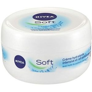 Nivea Crème - Soft - vochtinbrengende crème voor de dagelijkse verzorging - verpakking van 3 (3 x 200 ml)