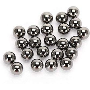 Nail Art Stalen Ballen, 3 Kleuren 6 Maten Mini Metalen Nail Art Metalen Ballen Nail Beads voor Nail Art Nail Art Beads Supplies 0,5 Mm-3,0 Mm voor Nail Charms Design (Zwart)