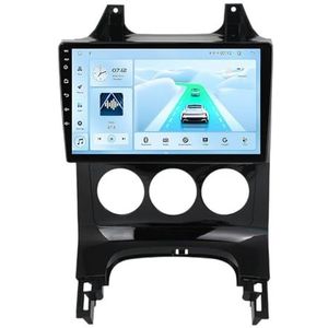 Android 14 Autoradio Stereo voor P-eugeot 3008 (2009-2015) 9 Inch Touchscreen Multimedia Speler met Draadloze Carplay 2 Din GPS Navigatie FM RDS Bluetooth 5G-WiFi SWC DSP,M100s
