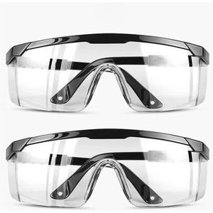 Veiligheidsbril, Anti-spat werkveiligheidsbrillen Oogbescherming Laboratoriumbrillen Stofdichte beschermende industriële windbrillen Fietsbrillen