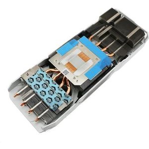 Vervangende koelplaat met ventilator voor grafische kaart RTX2060 S voor GIGABYTE voor RTX 2060 SUPER GAMING OC 3X WITTE GPU-koelplaat(Heatsink)