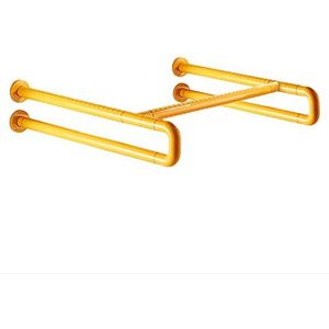 Antislip douchehulp hulp grijpreil, hulphulp voor bad, douche, toilet - ondersteuning voor wastafel leuning (geel)