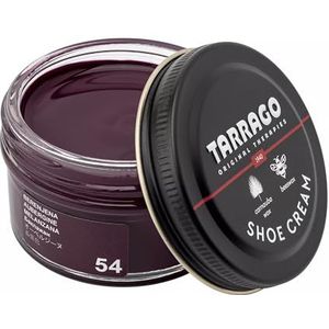 Tarrago Schoenzalfpotje 50 ml | Schoenwascrème | Geschikt voor leer en synthetisch leer Aubergine (54)