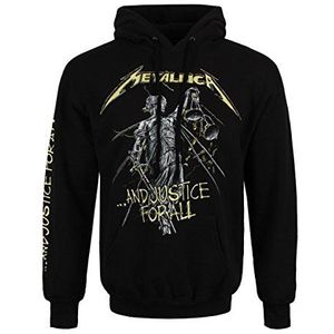 Metallica .And Justice For All Trui met capuchon zwart XL