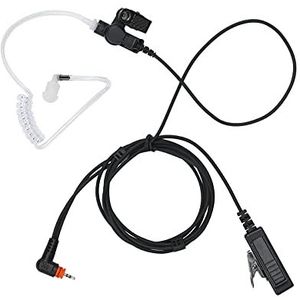 Yolipar TLK 100 1-pins 2-draads oortje compatibel met Motorola Radio SL300 SL3500e SL7550e SL7550 SL7580 met microfoon grote PTT Tansparent akoestische buis headset
