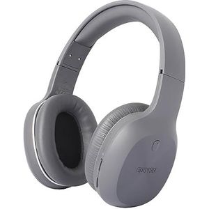 EDIFIER W600BT Bluetooth headset (Bluetooth V5.1) - draadloze over-ear hoofdtelefoon met tot 30 uur batterijduur, gelijktijdige verbinding van twee Bluetooth-bronnen, geïntegreerde microfoon, grijs