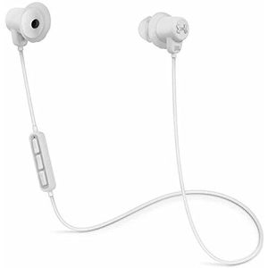 JBL Under Armour Sport Wireless - Ontworpen door - Zweetbestendige draadloze in-ear sporthoofdtelefoon met microfoon met 3 knoppen en afstandsbediening - wit