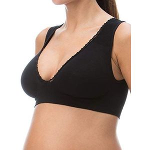 RelaxMaternity 5710 (Zwart, S) Slimme katoenen voedingsbeha