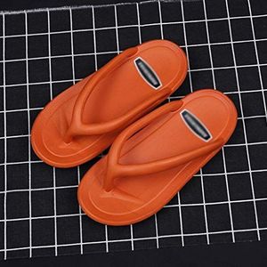 Dames sandaal Dikke zolen badslippers, Summer Fashion, Outdoor sandalen en slippers, Koreaanse Couple Orange Slippers, Vrouwen Vrouwen schoenen(A,38-39)