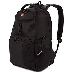SwissGear Laptop, Zwart, 16 inch, 1900 Scansmart Mini/Slim Version Laptop Rugzak | Past op de meeste 13 inch laptops en tablets | Tsa Friendly Backpack