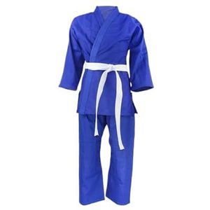 Een karate kostuum Judo Gi Uniform Katoen Blauw Meerdere Maten Unisex(170)