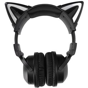 Leuke Cat Ear -headset met Microfoon, LED-verlichting, Stereogeluid, Bedraad Draadloos, voor Meisjes, Kinderen