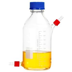 Reactor-aanvulfles, monsternamefles(100ml three way)