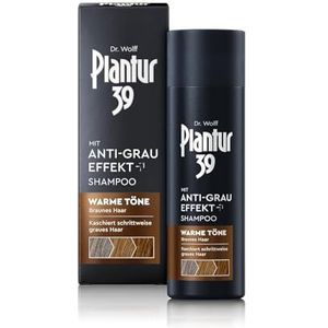 Plantur 39 - Anti-grijs Effect Shampoo - 200 ml - Voor Warme Tinten en Bruin Haar