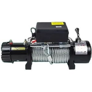 12V 24V 3000 Lbs Lier Auto Tuning Elektrische 12/24V Handvat/draadloze Staalkabel ATV Lieren for BeachBugg(3000Lb wireless,24V)