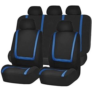Stoelhoezen Beschermhoezen 9 Stks Auto Stoelhoezen Voor Toyota Voor Lada Voor Kalina Voor Granta Voor Priora Voor Logan(9pcs Set Blue)