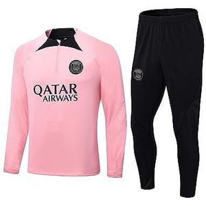 Voetbal Trainingspak 2022/23 Paris Voetbal Sportkleding Met Lange Mouwen Voor Heren Ademend Sporttraining Fitness Hardlooppak Trainingspak Joggingpak Halve Rits Sportpakken