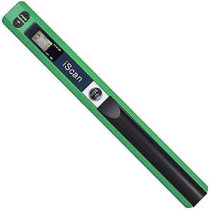 ECOiNVA iScan toverstaf draagbare visitekaartjesscanner - Mini formaat USB mobiele scanner (groen)