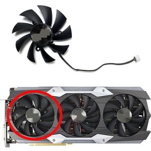 Voor ZOTAC voor GeForce GTX1080ti, vervangende ventilator voor grafische kaart GA92S2U(Left fan)