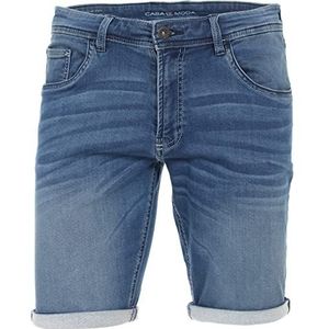 CASAMODA - Herenshorts in blauw en antraciet (534011500), kleur: blauw (126), maat: W40