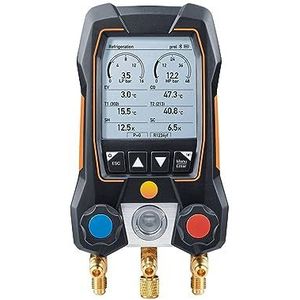 Manometer, Digitale Manometer Refrigeration Electic Refrigerant Meter Set Met 2 stuks Klem Probes(550S)
